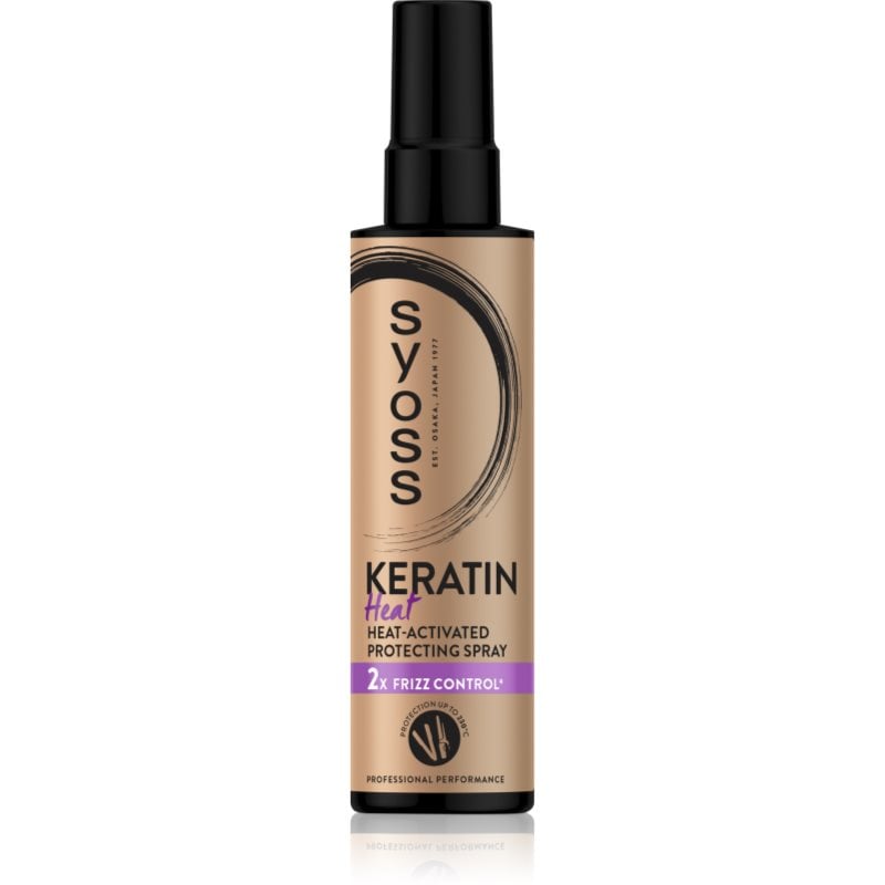 Syoss Keratin Heat защитен спрей за топлинно третиране на косата