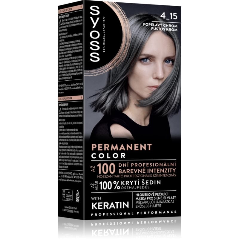 Syoss Permanent Color перманентната боя за коса