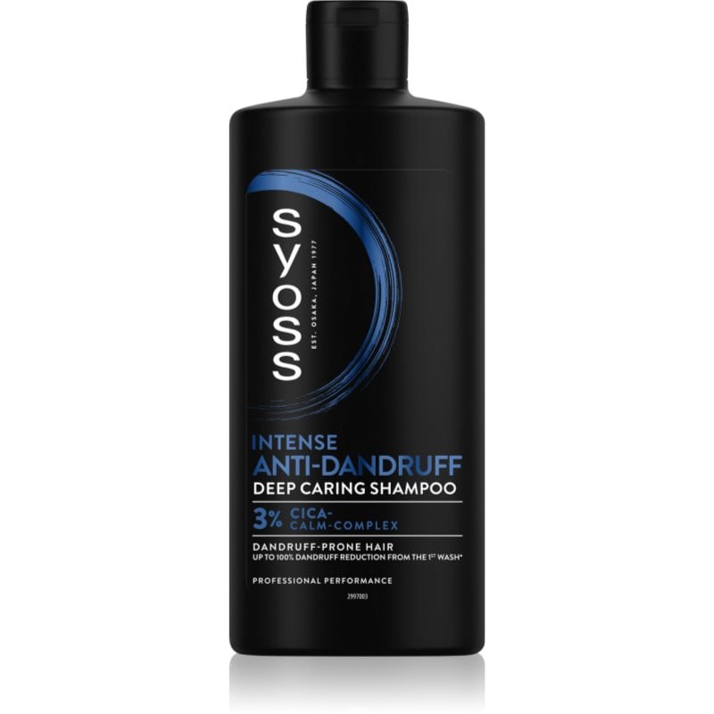 Syoss Intense Anti-Dandruff шампоан против пърхот за суха и сърбяща кожа на главата