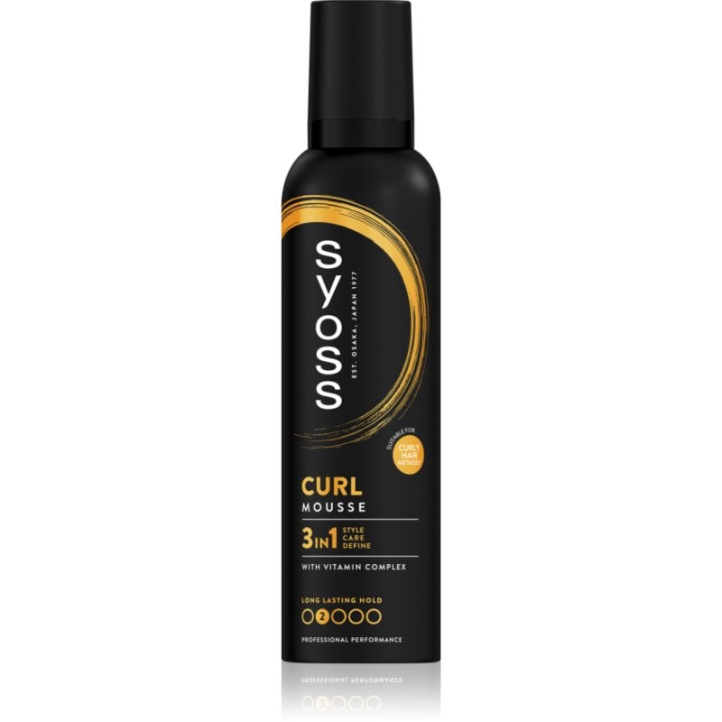 Syoss Curl Mousse пяна втвърдител за естествена фиксация