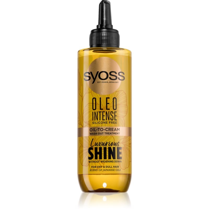 Syoss Oleo Intense крем - олио за блясък и мекота на косата - Грижа за коса - Сравни цени от 1 магазин с безплатна доставка