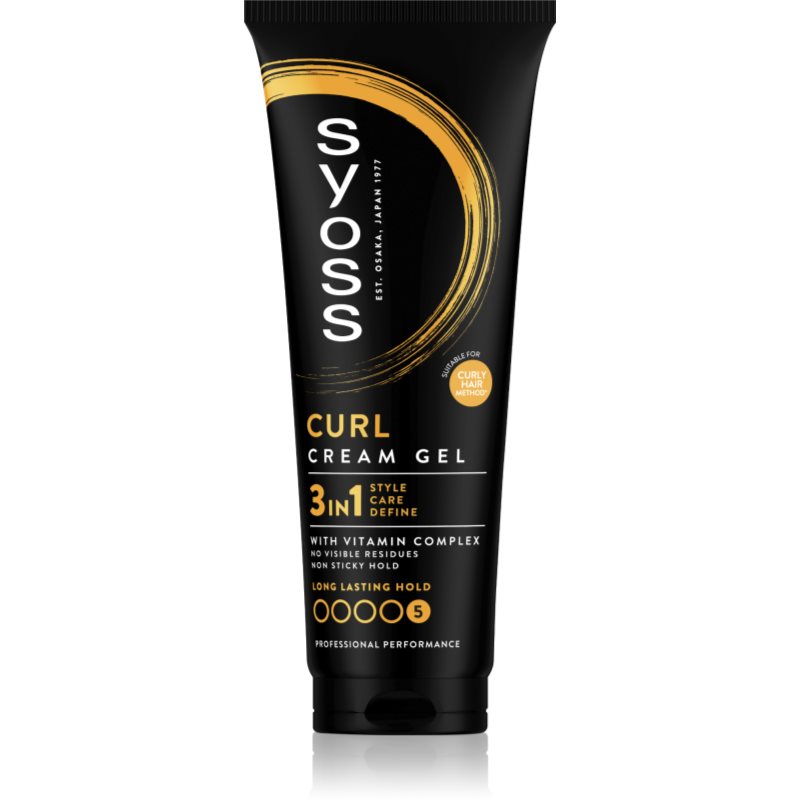 Syoss Curl Cream Gel стилизиращ крем за дефиниране на къдрици с гел текстура - Грижа за коса - Сравни цени от 1 магазин с безплатна доставка