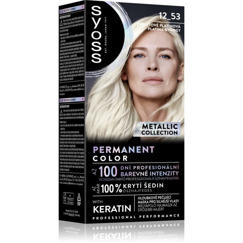 Syoss Color Metallic Collection перманентната боя за коса
