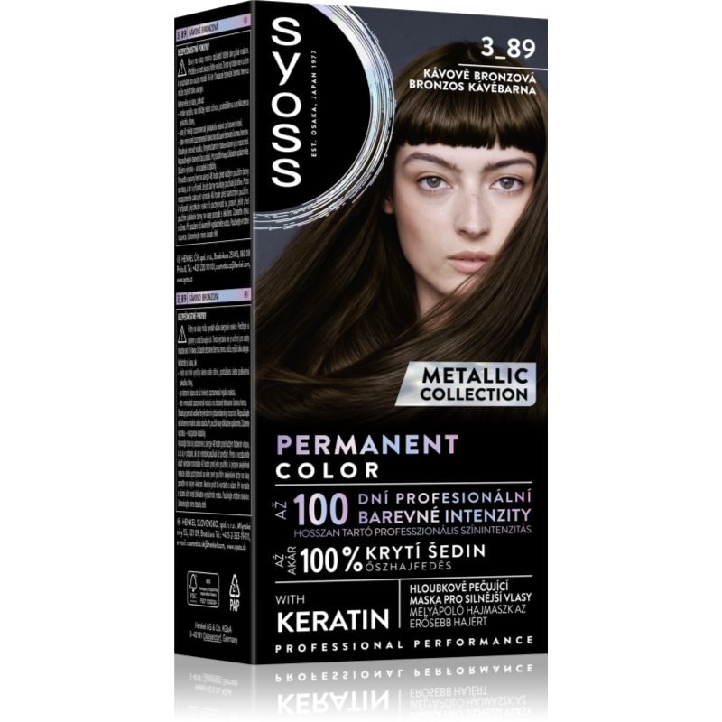 Syoss Color Metallic Collection перманентната боя за коса - Грижа за коса - Сравни цени от 1 магазин с безплатна доставка