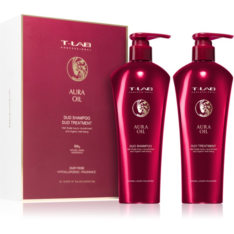 T-LAB Professional Aura Oil подаръчен комплект за подхранване и хидратация - Комплект - Сравни цени от 1 магазин с безплатна доставка
