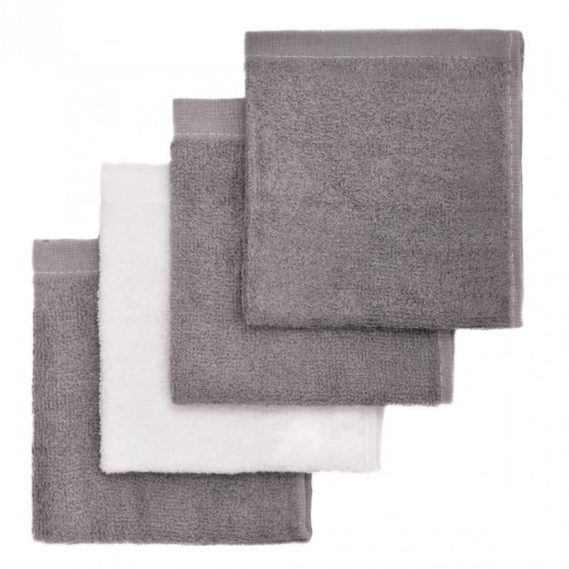 T-TOMI BIO Bamboo Baby Washcloths кърпа за измиване Grey 25 x 25 cm - Грижа за лице - Сравни цени от 1 магазин с безплатна доставка