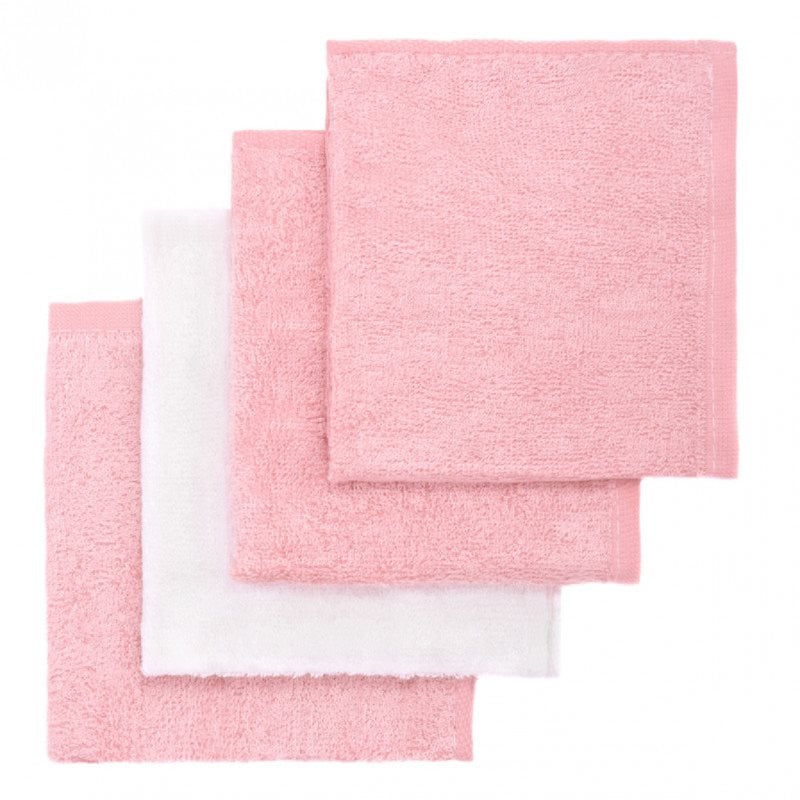 T-TOMI BIO Bamboo Baby Washcloths кърпа за измиване Pink 25 x 25 cm