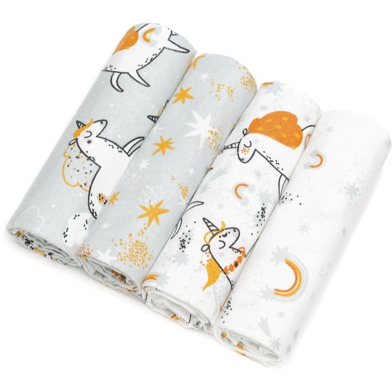 T-TOMI Cloth Diapers Unicorns пелени от плат 76x76 cm