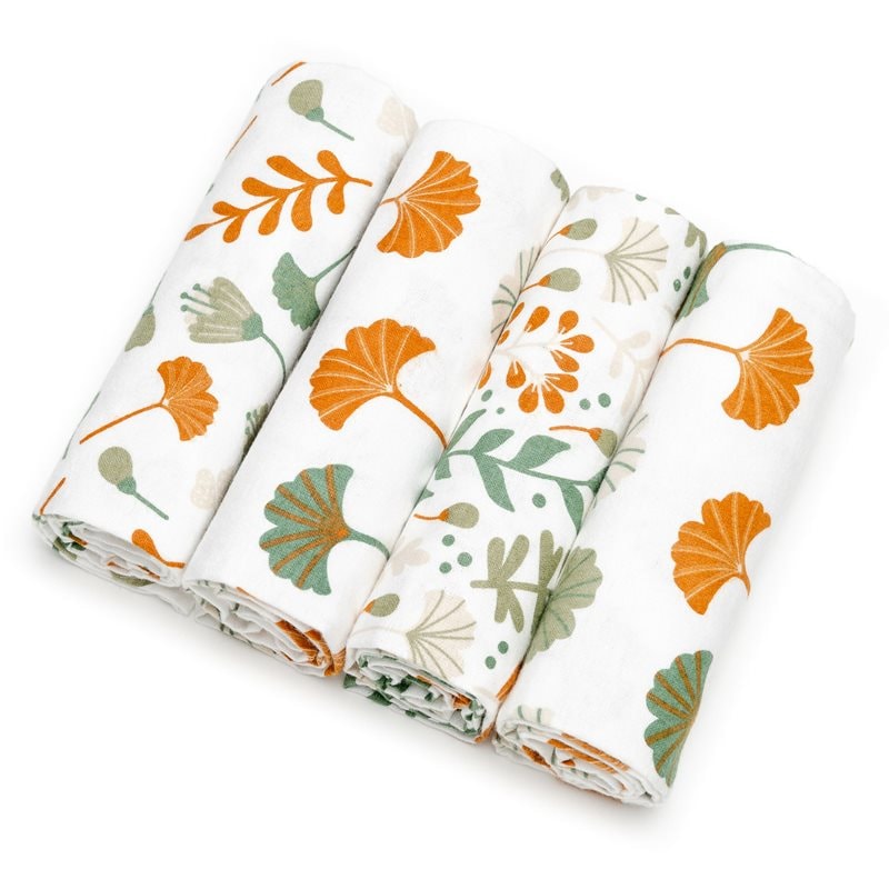 T-TOMI Cloth Diapers Ginkgo Leafs пелени от плат 76x76 cm - За деца - Сравни цени от 1 магазин с безплатна доставка