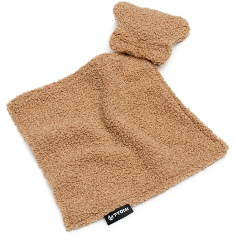 T-TOMI TEDDY Cuddle Cloth играчка за заспиване Brown 25 x 25 cm
