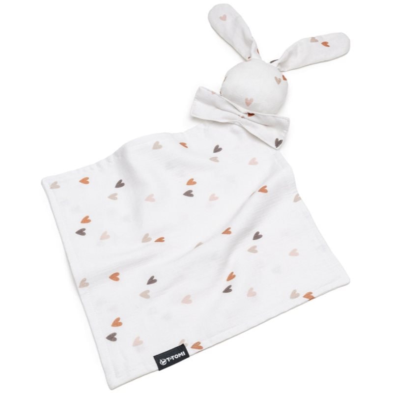 T-TOMI BIO Muslin Cuddle Cloth играчка за заспиване Love - За деца - Сравни цени от 1 магазин с безплатна доставка