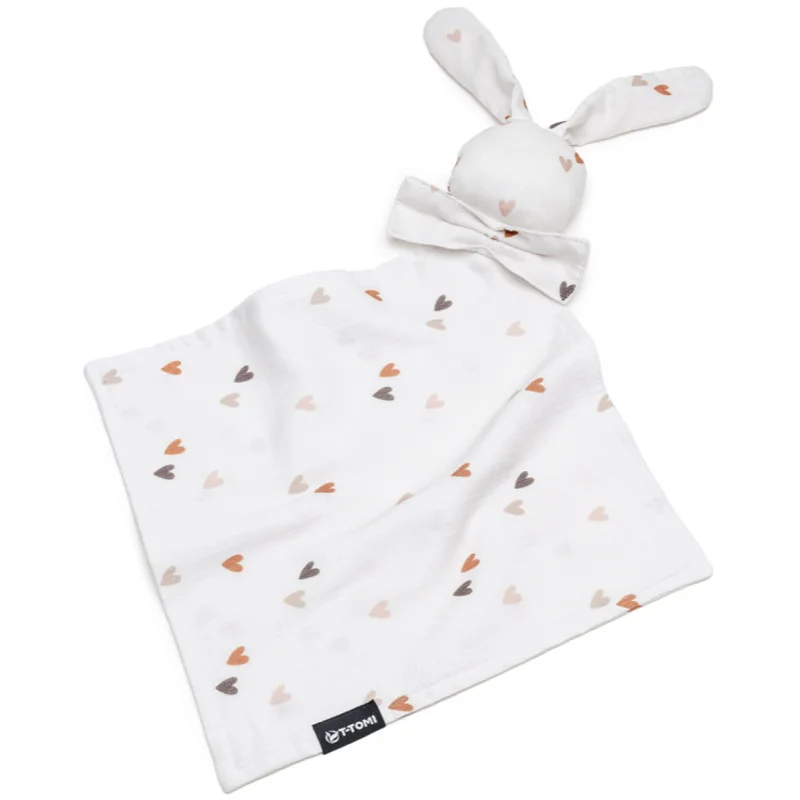 T-TOMI BIO Muslin Cuddle Cloth играчка за заспиване Love - За деца - Сравни цени от 1 магазин с безплатна доставка