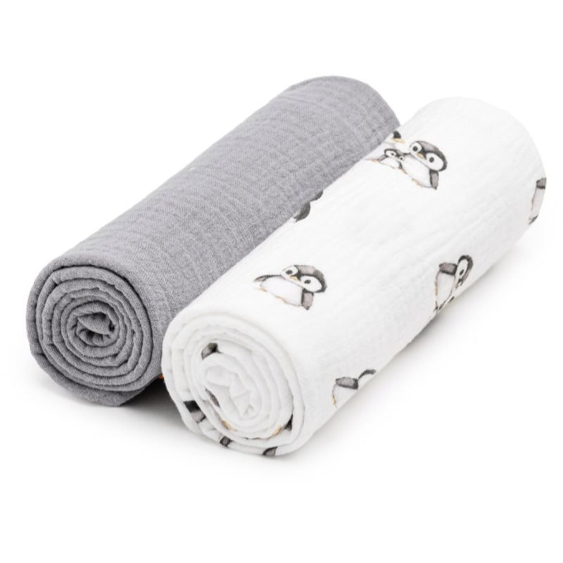 T-TOMI BIO Muslin Diapers пелени от плат Penguin 65x65 cm - За деца - Сравни цени от 1 магазин с безплатна доставка