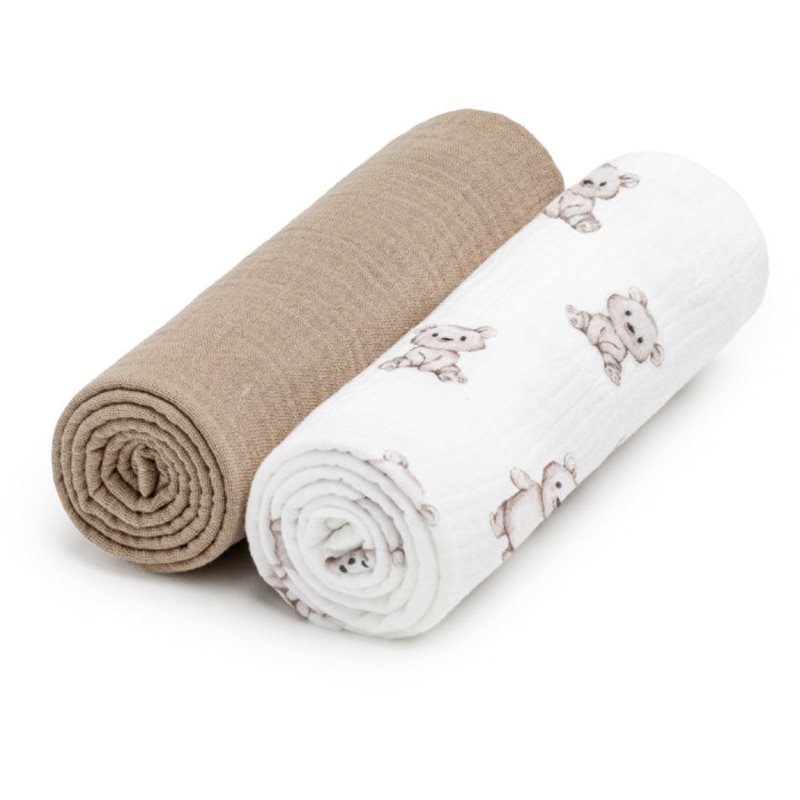 T-TOMI BIO Muslin Diapers пелени от плат Teddy 65x65 cm - За деца - Сравни цени от 1 магазин с безплатна доставка