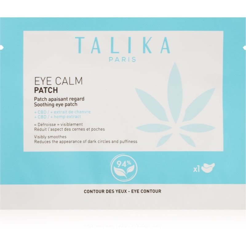 Talika Eye Calm Patch успокояваща маска за околоочната област - Грижа за лице - Сравни цени от 1 магазин с безплатна доставка