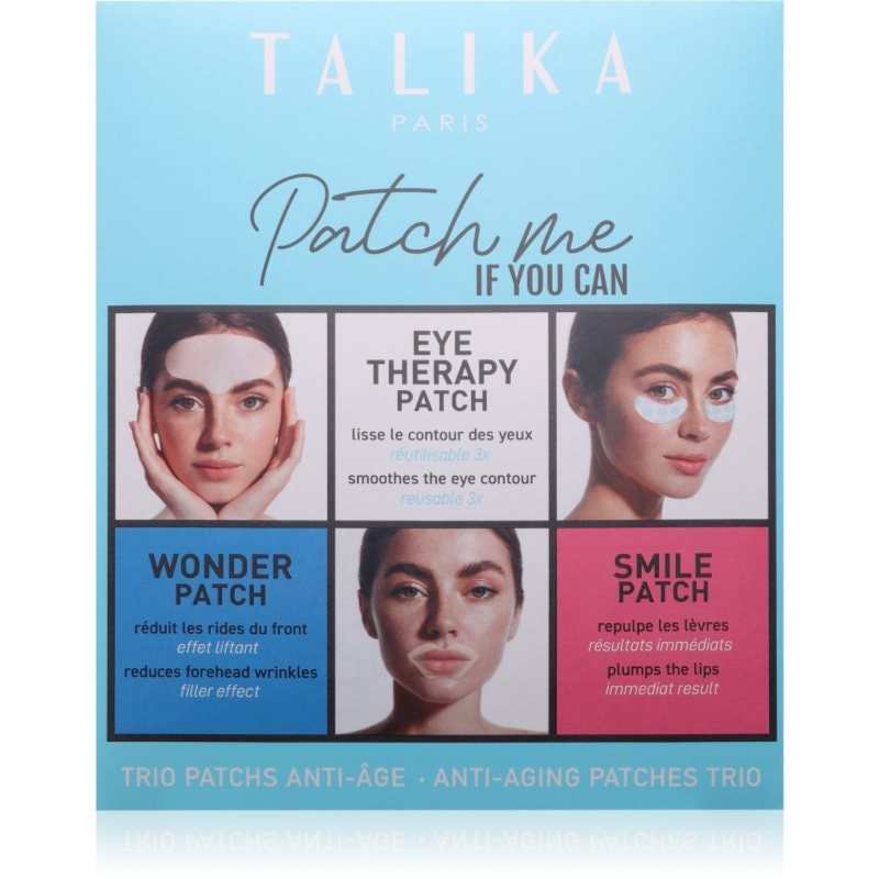 Talika Patch Me If You Can комплект платнени маски за зоната около очите и устните 3x1 бр. - Комплект - Сравни цени от 1 магазин с безплатна доставка