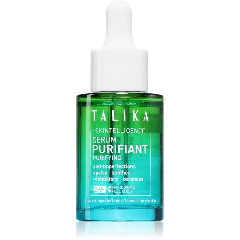 Talika Skintelligence Purifying Serum детоксикиращ почистващ серум против несъвършенствата на акнозна кожа