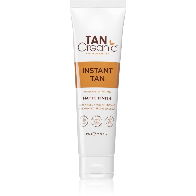 TanOrganic Instant Tan автобронзант крем за тяло с матиращ ефект