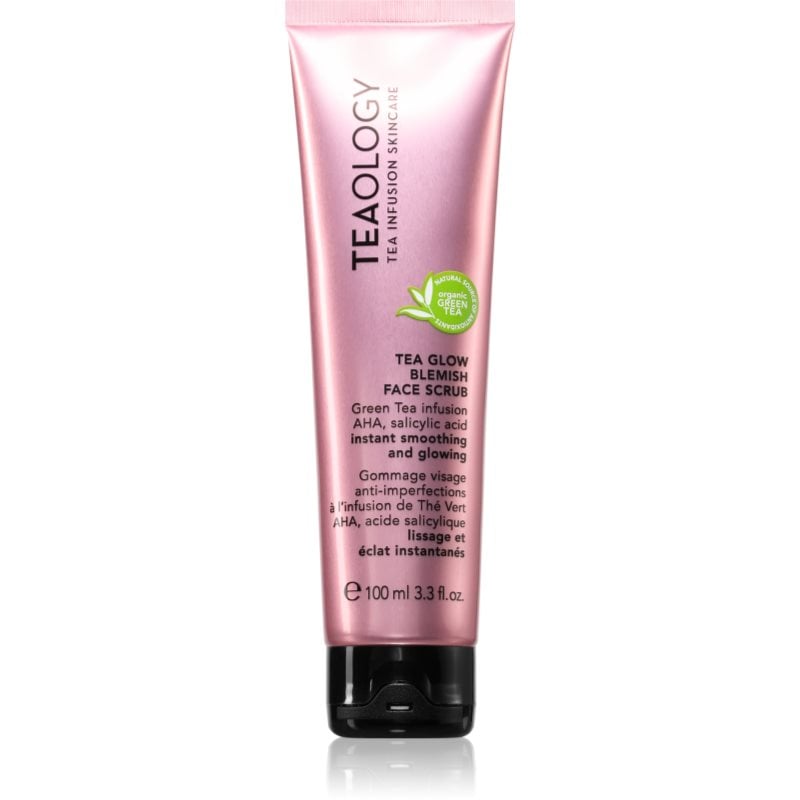 Teaology Tea Glow Blemish Face Scrub почистващ пилинг за лице против несъвършенства на кожата