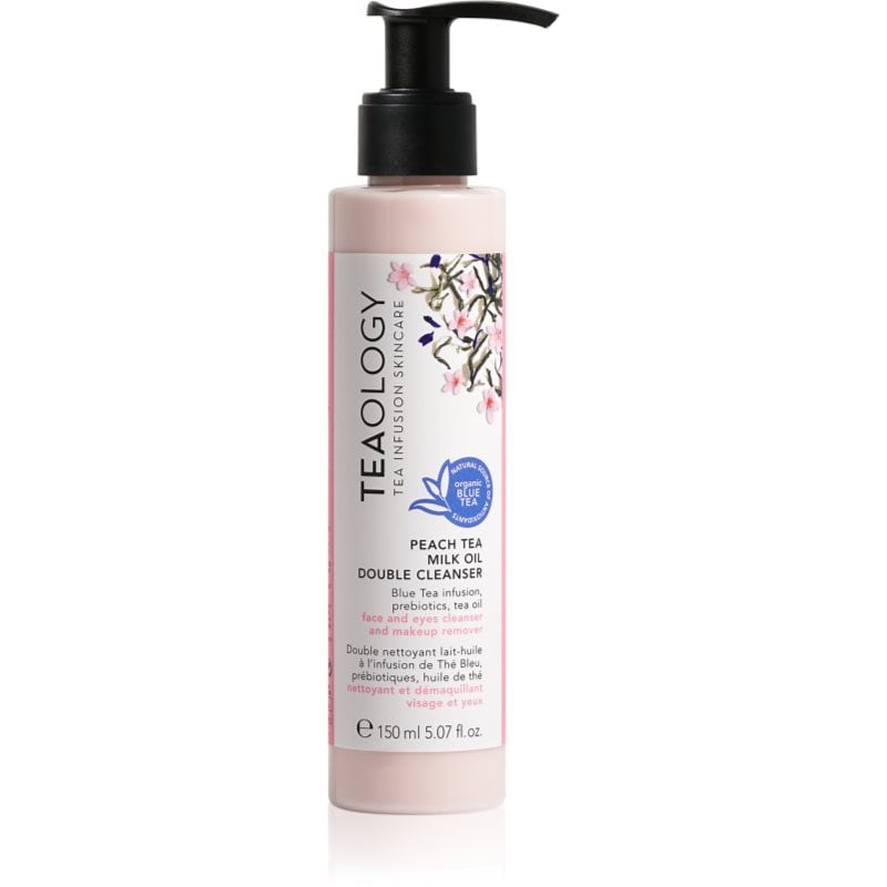 Teaology Cleansing Peach Tea Milk Oil Double Cleanser мляко за почистване на грим с олио