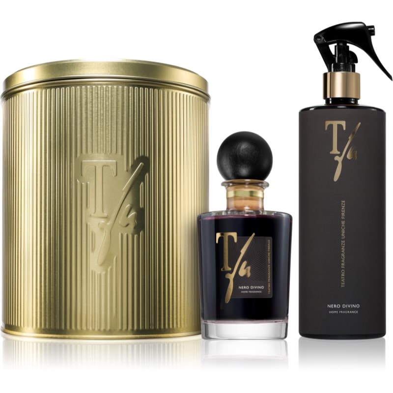 Teatro Fragranze Gold Tin Box Nero Di vino подаръчен комплект метална кутия - Комплект - Сравни цени от 1 магазин с безплатна доставка