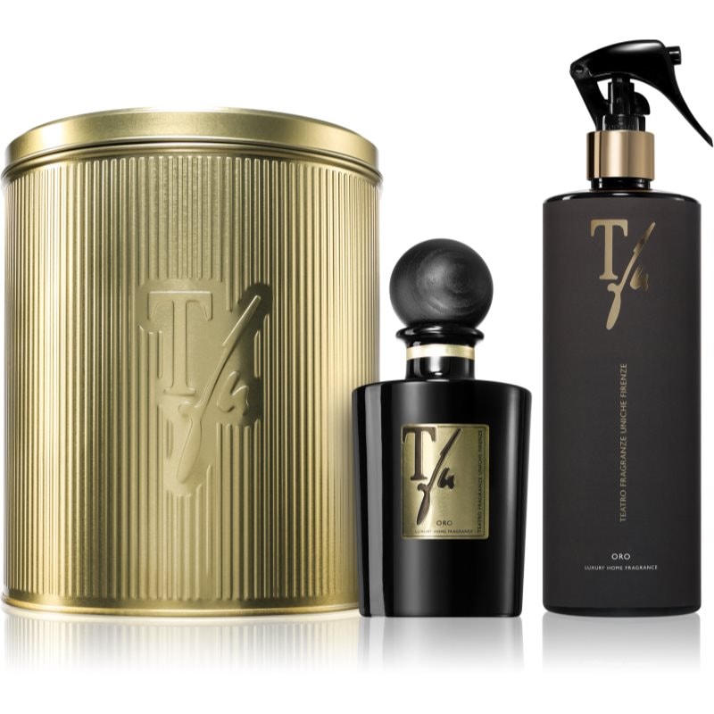 Teatro Fragranze Gold Tin Box Oro подаръчен комплект метална кутия - Комплект - Сравни цени от 1 магазин с безплатна доставка