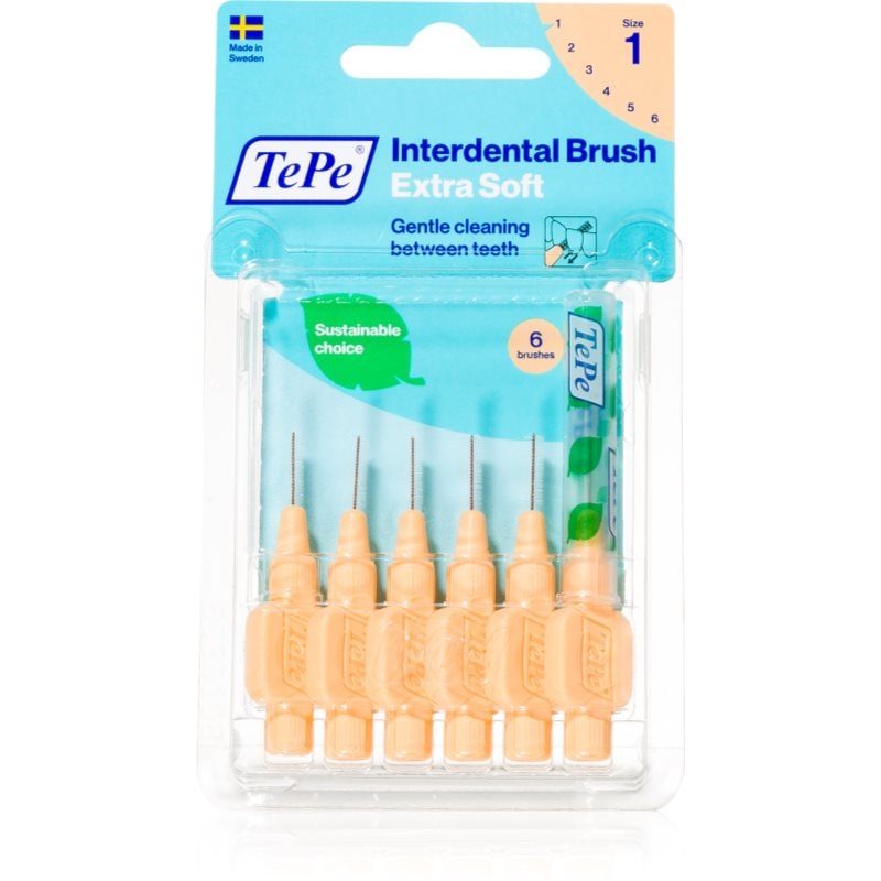 TePe Interdental Brush Extra Soft четки за междузъбно пространство Orange 0,45 mm - Грижа за зъбите - Сравни цени от 1 магазин с безплатна доставка