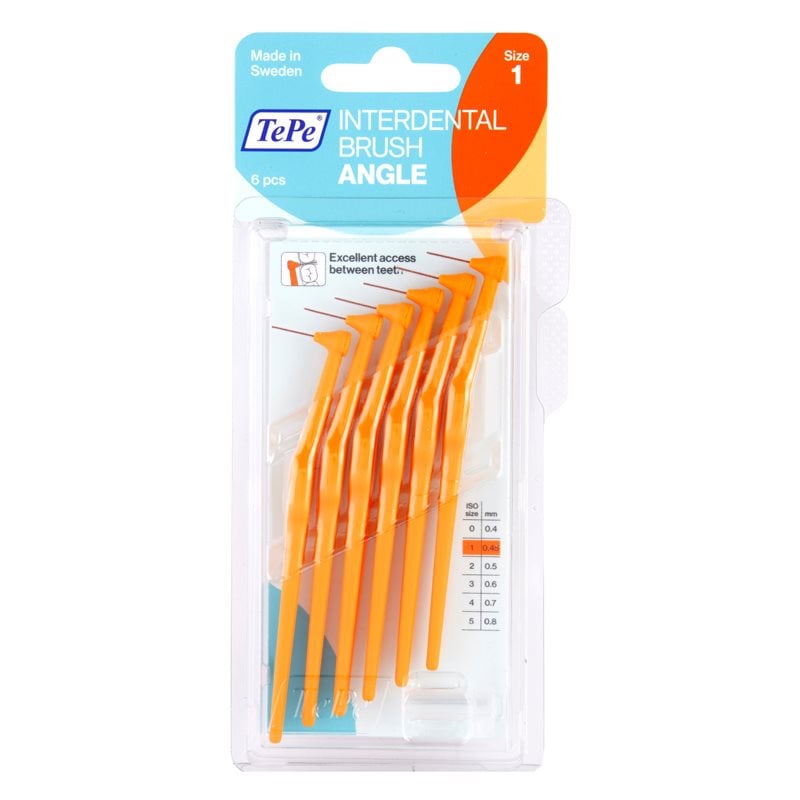 TePe Angle Size 1 четки за междузъбно пространство 0,45 mm