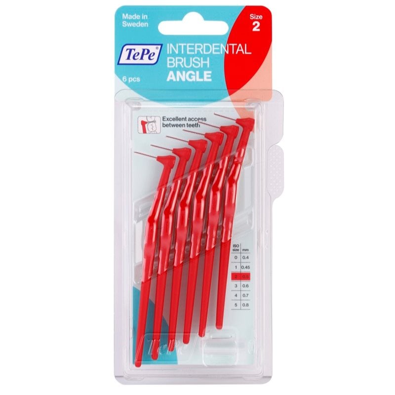 TePe Angle Size 2 четки за междузъбно пространство 0,5 mm