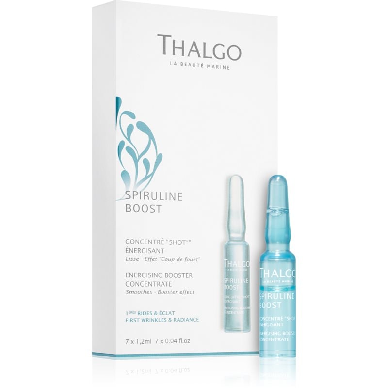 Thalgo Spiruline Boost Energising Booster Concentrate концентрат против бръчки с витамин С 7 x - Грижа за лице - Сравни цени от 1 магазин с безплатна доставка
