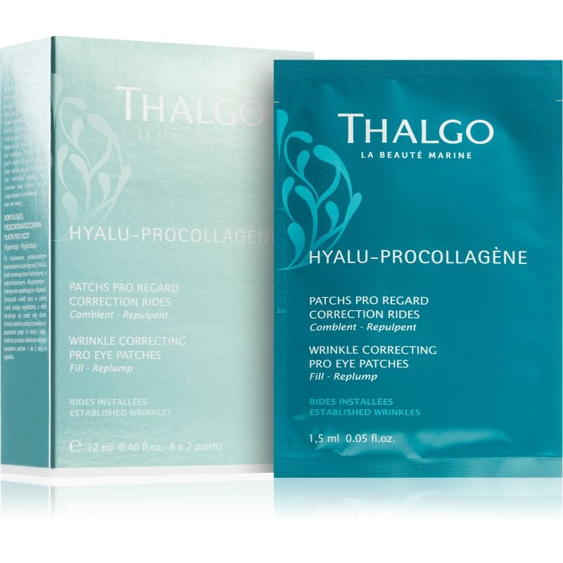 Thalgo Hyalu-Procollagen Wrinkle Correcting Pro Eye Patches изглаждата маска за околоочната зона