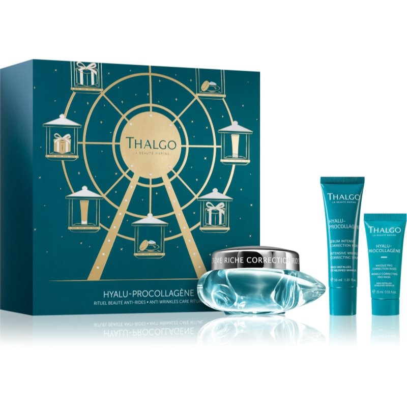 Thalgo Hyalu-Procollagen Wrinkle Filler Gift Set коледен подаръчен комплект против бръчки за жени - Комплект - Сравни цени от 1 магазин с безплатна доставка