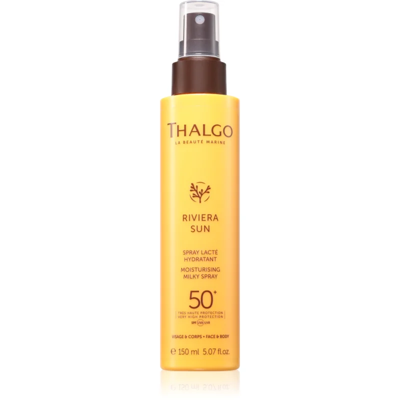 Thalgo Riviera Sun Moisturising Milky Spray SPF50+ мляко за загар в спрей SPF 50+ - Грижа за тяло - Сравни цени от 1 магазин с безплатна доставка