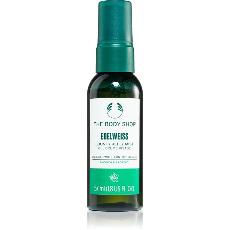 The Body Shop The Body Shop Edelweiss Bouncy Jelly Mist мъгла за лице за интензивна хидратация - Унисекс парфюм 57мл - Сравни цени от 1 магазин с безплатна доставка