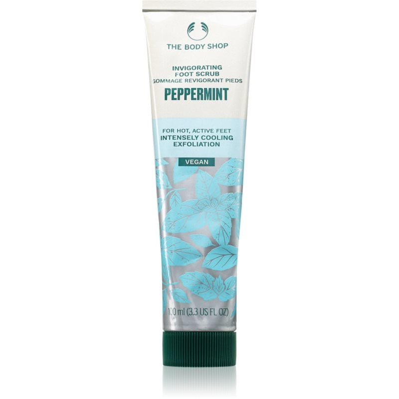 The Body Shop Peppermint Foot Scrub пилинг с мента пиперита