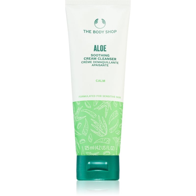 The Body Shop Aloe Soothing Cream Cleanser почистващо мляко за успокояване на кожата