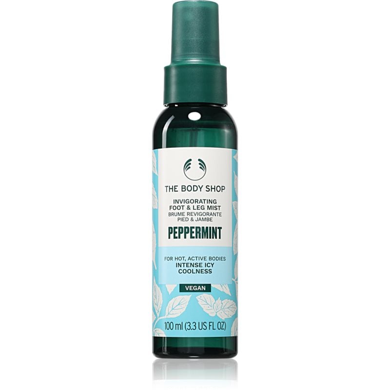 The Body Shop Peppermint Foot Spray спрей за крака с охлаждащ ефект
