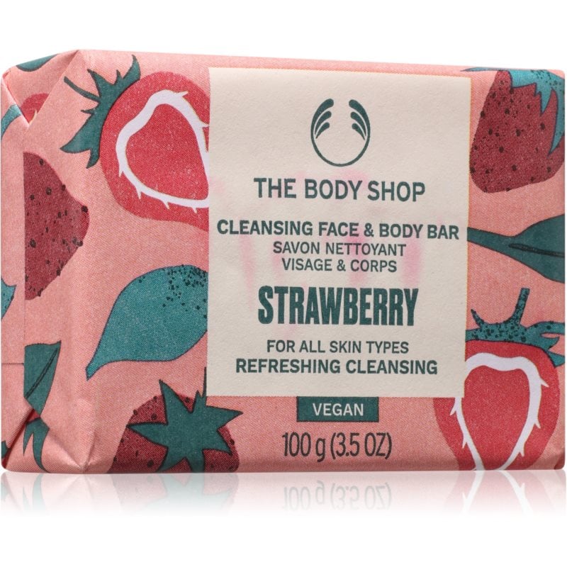 The Body Shop Strawberry Soap естествен твърд сапун
