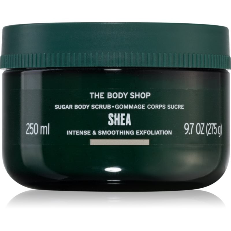 The Body Shop Shea Body Scrub захарен скраб за тяло с масло от шеа