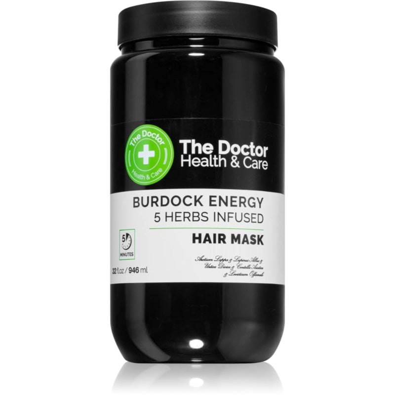 The Doctor Burdock Energy 5 Herbs Infused подсилваща маска За коса