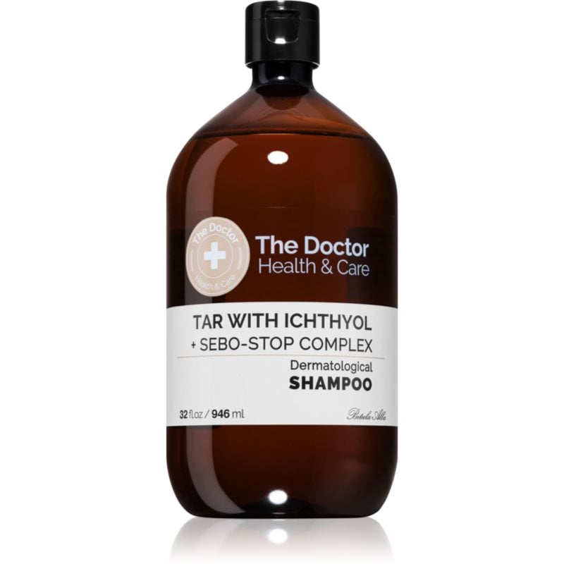 The Doctor Tar with Ichthyol + Sebo-Stop Complex шампоан за сереен дерматит и сериозни състояния на пърхот