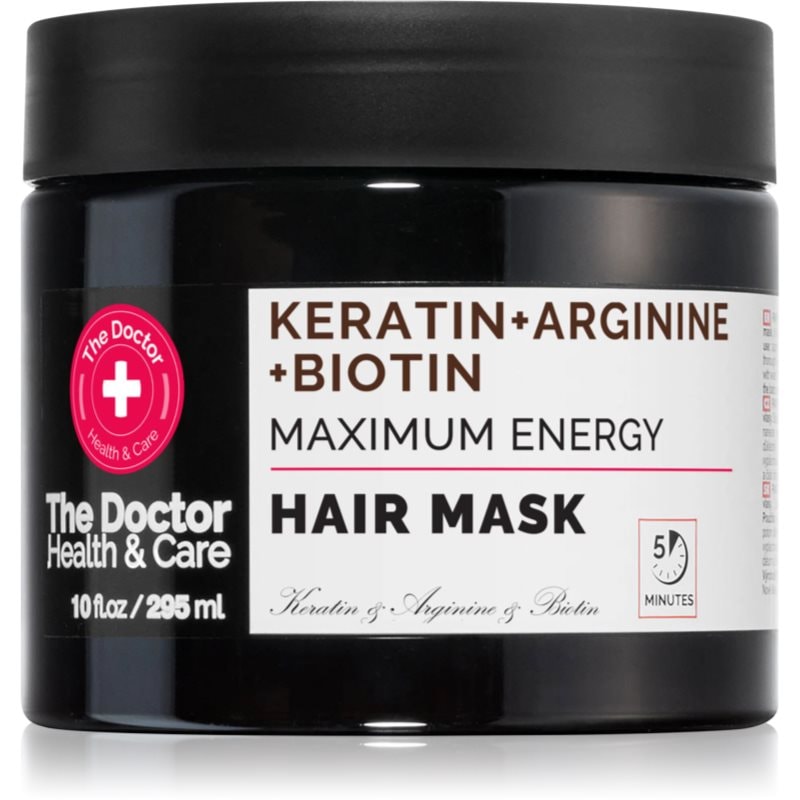 The Doctor The Doctor Keratin + Arginine + Biotin Maximum Energy кератинова маска За коса - Унисекс парфюм 89мл - Сравни цени от 1 магазин с безплатна доставка