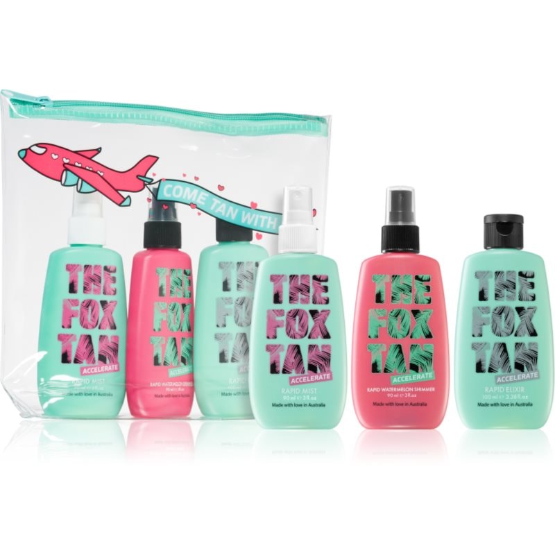 The Fox Tan The Jet-Setter комплект за пътуване за ускоряване на тена - Комплект - Сравни цени от 1 магазин с безплатна доставка