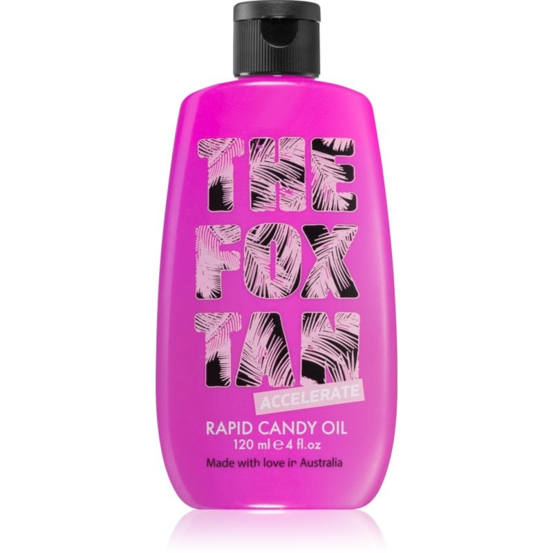 The Fox Tan Rapid Candy масло за грижа и придобиване на тен без защитен фактор