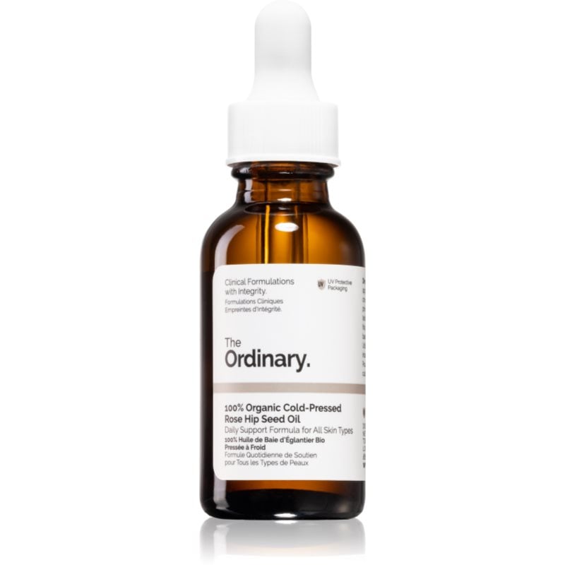The Ordinary 100% Organic Cold-Pressed Rose Hip Seed Oil шипково масло за хидратиране и изпъване на кожата