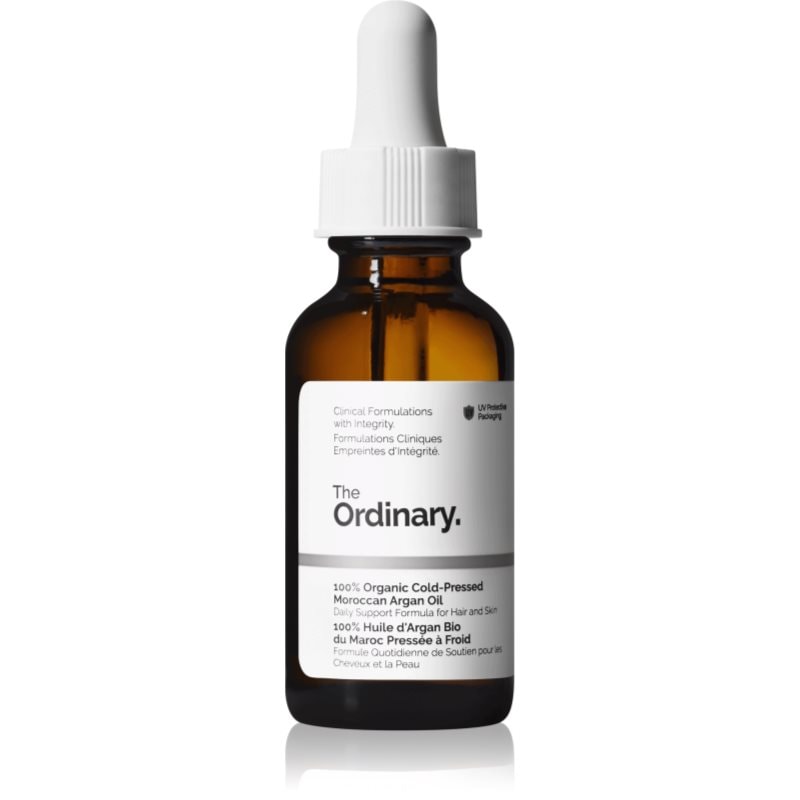 The Ordinary 100% Organic Cold Pressed Moroccan Argan Oil 100% арганово масло - Грижа за лице - Сравни цени от 1 магазин с безплатна доставка