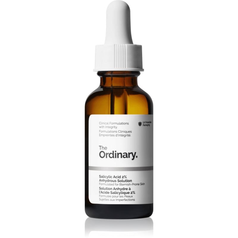 The Ordinary Salicylic Acid 2% Anhydrous Solution серум за лице за равномерен тен на кожата