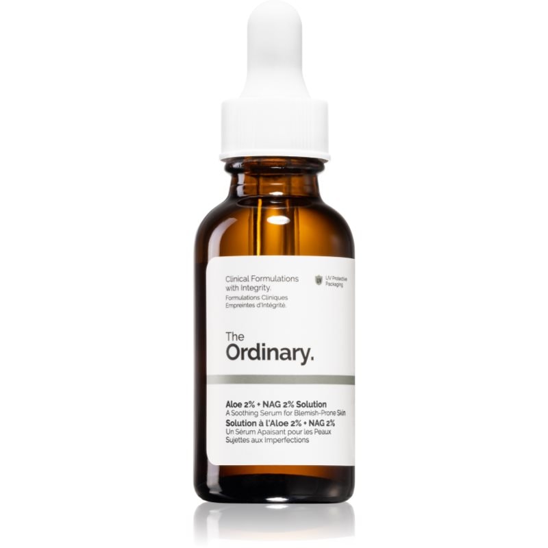 The Ordinary Aloe 2% + NAG 2% Solution успокояващ серум против акне - Грижа за лице - Сравни цени от 1 магазин с безплатна доставка