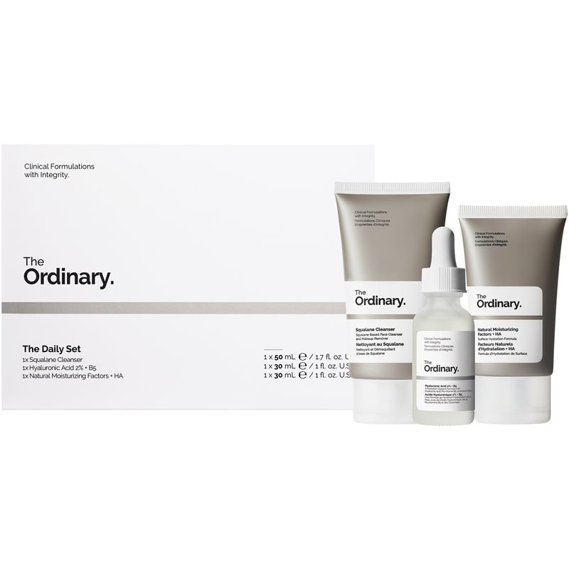 The Ordinary The Daily Set подаръчен комплект с хидратиращ ефект - Комплект - Сравни цени от 1 магазин с безплатна доставка