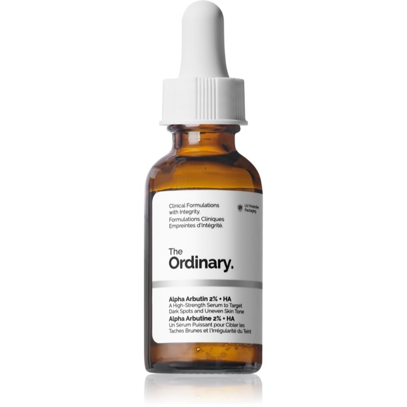 The Ordinary Alpha Arbutin 2% + HA озаряващ серум за лице с хиалуронова киселина - Грижа за лице - Сравни цени от 1 магазин с безплатна доставка